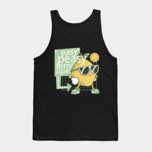 Lemon Cool: Easy Peasy Style with a Citrus Twist! Tank Top